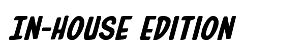 In-House Edition font preview
