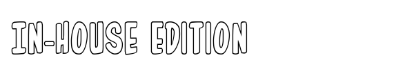 In-House Edition font preview
