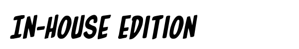 In-House Edition font preview