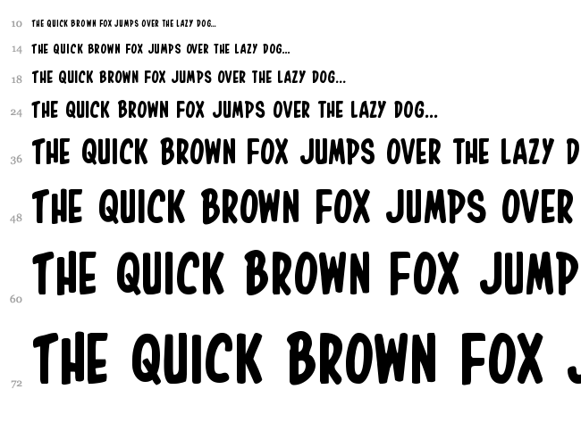 In-House Edition font waterfall