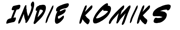 Indie Komiks Sketch font preview