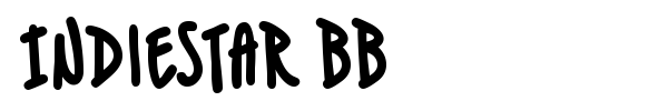 IndieStar BB font preview