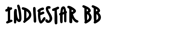 IndieStar BB font preview