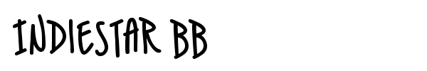 IndieStar BB font preview