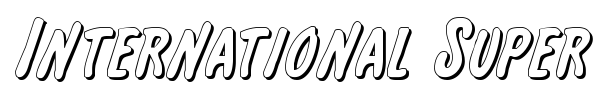International Super Hero font