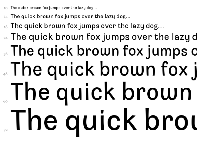 Jesterday font waterfall