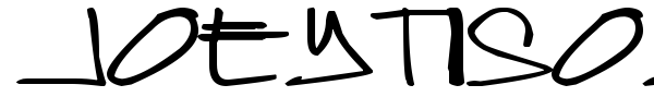 Joeytisoy font