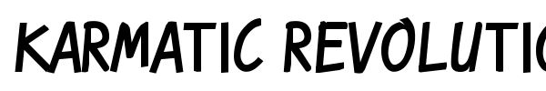 Karmatic Revolution font