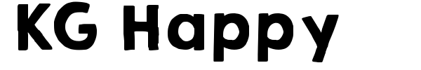 KG Happy font