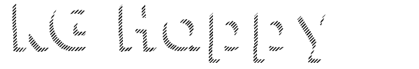 KG Happy font preview