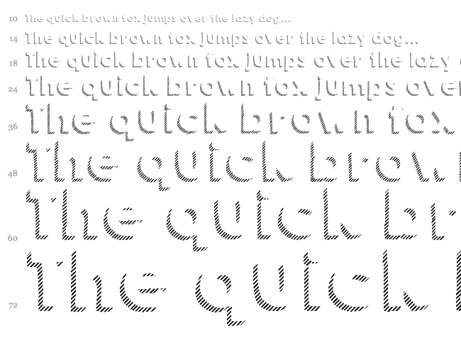 KG Happy font waterfall
