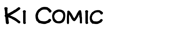 Ki Comic font