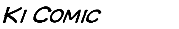 Ki Comic font preview