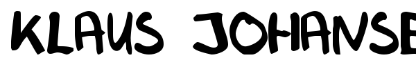 Klaus Johansen font