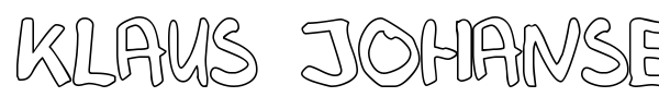 Klaus Johansen font preview