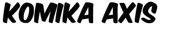 Komika Axis font
