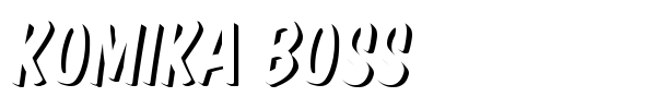 Komika Boss font