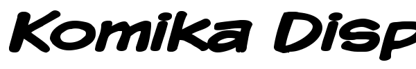 Komika Display font preview