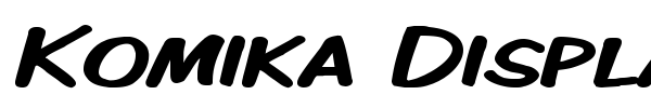 Komika Display font preview