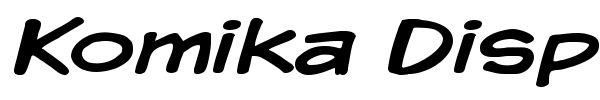 Komika Display font preview