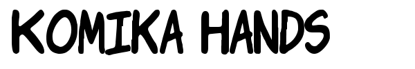 Komika Hands font