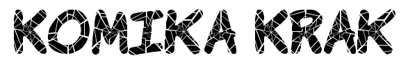 Komika Krak font