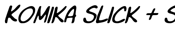 Komika Slick + Slim font