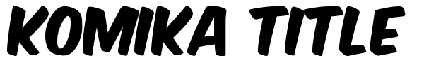 Komika Title font preview
