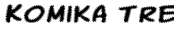 Komika Tread font
