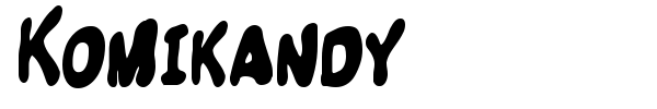 Komikandy font