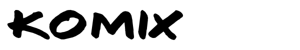 Komix font
