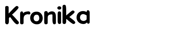 Kronika font preview