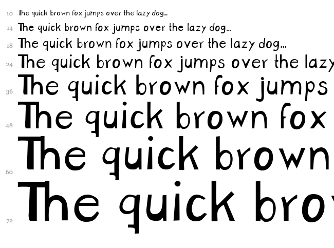 Micolas font waterfall
