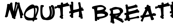 Mouth Breather BB font preview