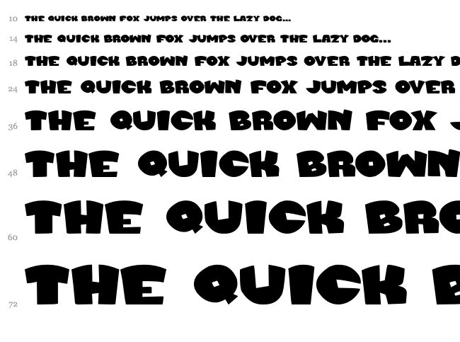 Murder Block font waterfall