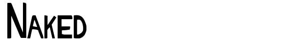 Naked font