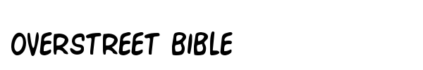 Overstreet Bible font preview