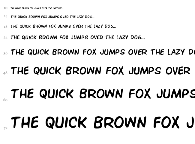 Overstreet Bible font waterfall