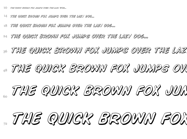 Overstreet Bible font waterfall