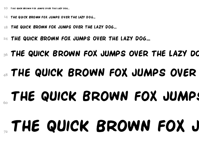 Overstreet Bible font waterfall