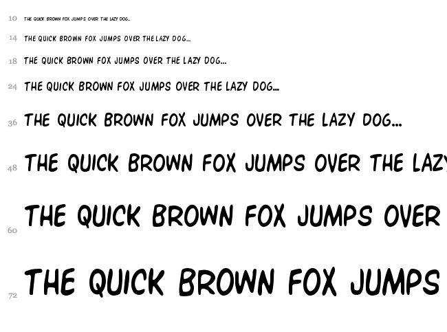 Overstreet Bible font waterfall