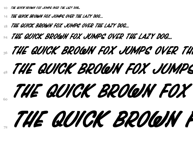 Press Darling font waterfall
