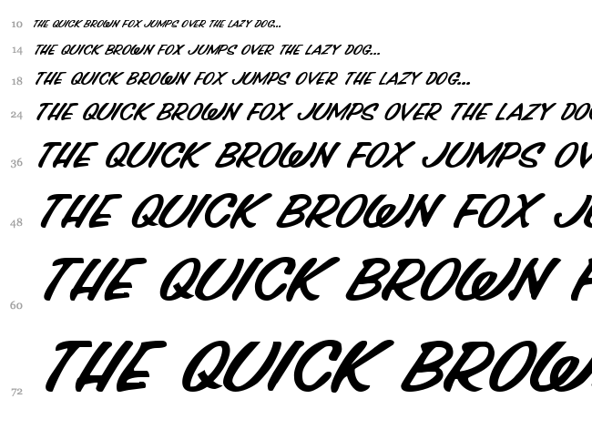 Press Darling font waterfall