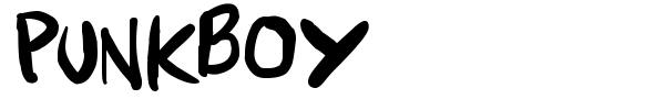 Punkboy font preview