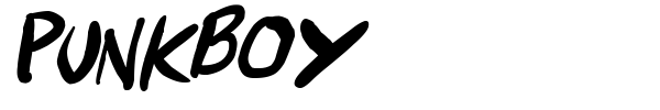 Punkboy font preview