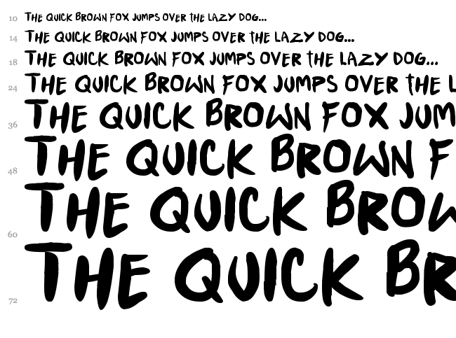 Punkboy font waterfall