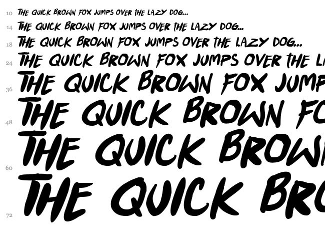 Punkboy font waterfall