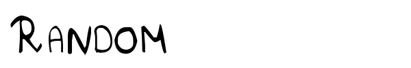 Random font
