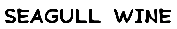Seagull Wine font