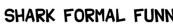 Shark Formal Funnyness font